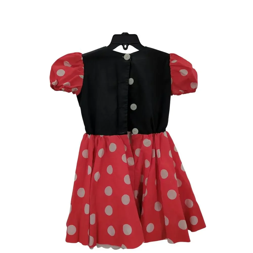 Vintage Disney Character Fashions Minnie Mouse Polka Dot Dress toddler Size 4T - Picture 3 of 7